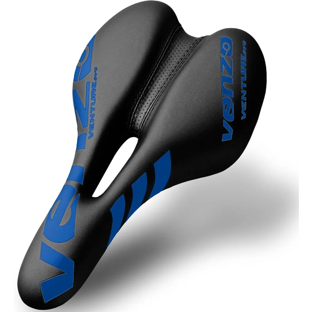 

Comfortable Saddle Bike Seat | Soft & Durable Bicycle Seat for MTB, Road, Exercise, Trekking, Folding, Hybrid & Cruiser Bikes |