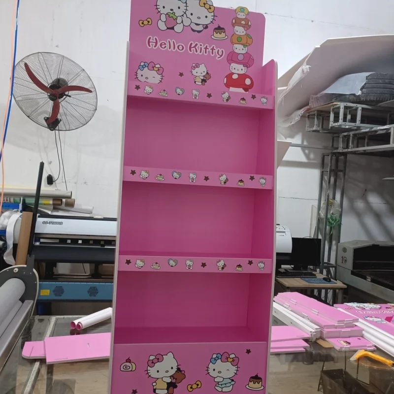 Custom. PVC Expansion Sheet) PVC Display Stand Supermarket Shelf Display Wine and Medicine Customized Cartoon Household Supplies