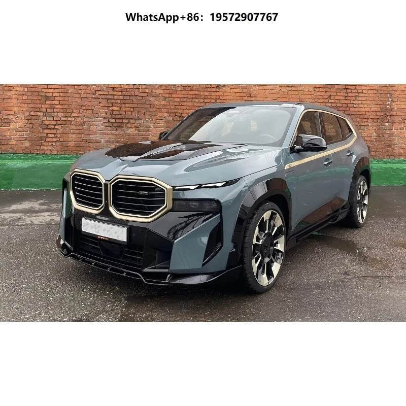 Glossy Black  Dry Carbon Fiber Wheel Eyebrow Back Rear Wheel Eyebrow for XM G09 RNG Style Body Kit