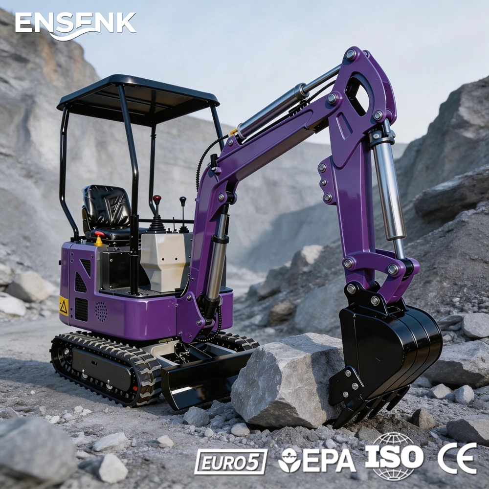 

Мини-экскаватор 1.0 тонны напрямую от производителя, строительная техника для фермы, быстрая доставка по Европе