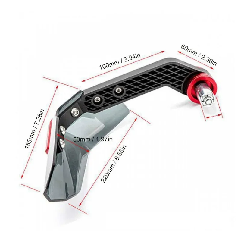 Universal Protector Modification Protective Gear CNC Aluminum Alloy Motorbike Hand Guard Handguard Shield Windproof