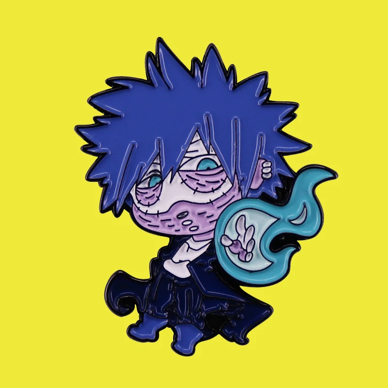 My Heros Academia Aizawa Shouta And Chisaki Kai Enamel Brooch Pin Denim Jacket Lapel Metal Pins Brooches Badges Exquisite Jewelr