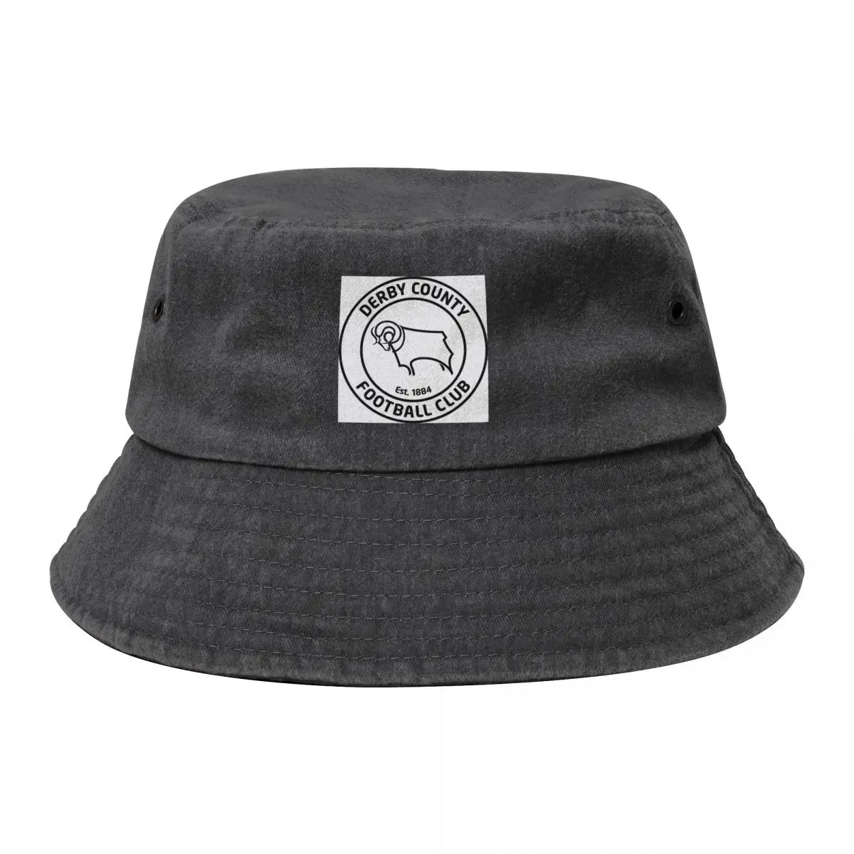 DERBY COUNTY FC Bucket Hat Icon Sunhat Fishing cap Golf Cap Women Hats Men's