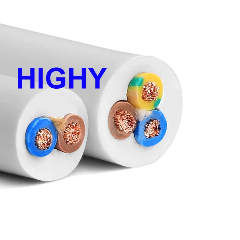 PVC Omhulde Draad Kabel 2 3 Multi Cores Flexibele RVV Draad 18 16AWG Zuiver Koper Huishoudapparaat RVV Koord