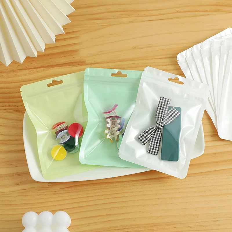 Bolsa de aluminio resellable con cremallera, bolsa protectora para horquilla, almacenamiento de productos de joyería, organización de negocios, suministros de embalaje, 10 piezas
