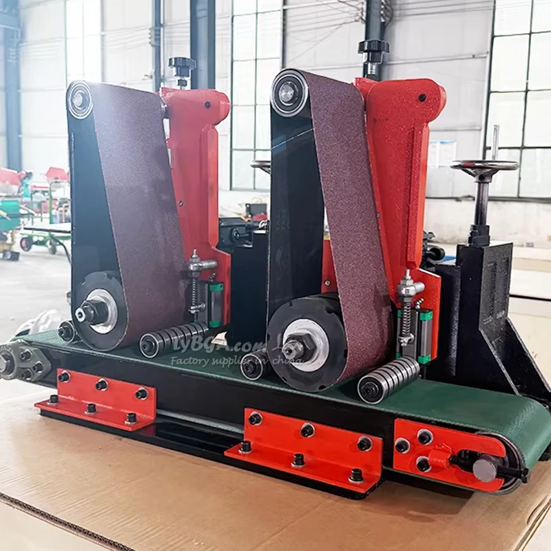 LY Polishing Machine Small Flat Surface Automatic Polisher Suitable for Rust Removal Polishing and Deburring Metal Wood Stone