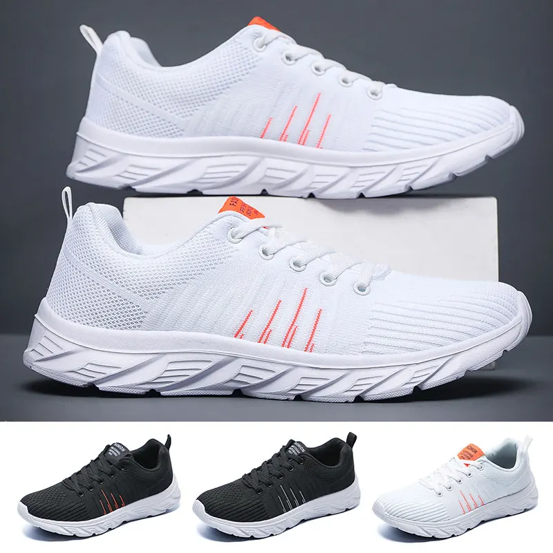 

Women Men Sneakers Breathable Outdoor Men Running Shoes Low Top Casual Shoes Soft Sole Slip on Mesh Lightweight Plus Size 36-47