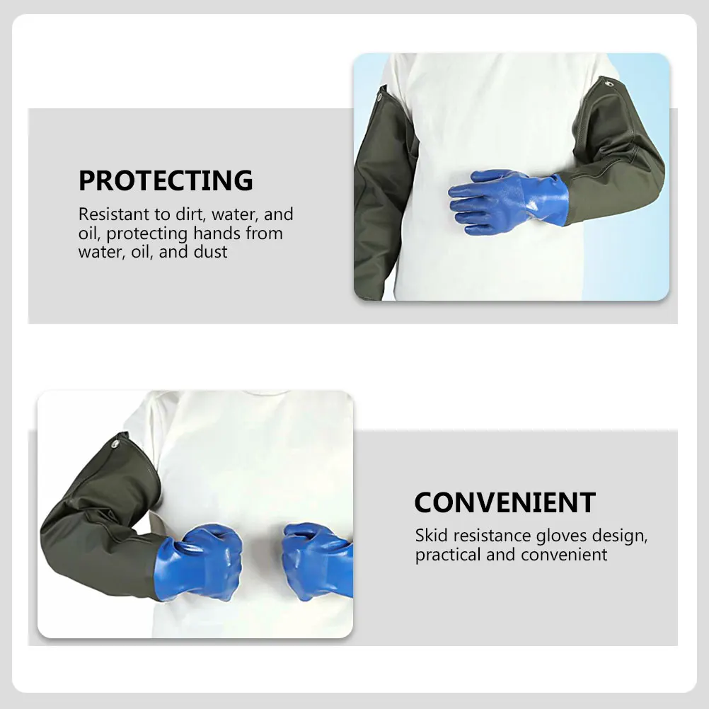 

Resistant Acid and Alkali-resistant Gloves Waterproof Protection Pvc Rubber Work