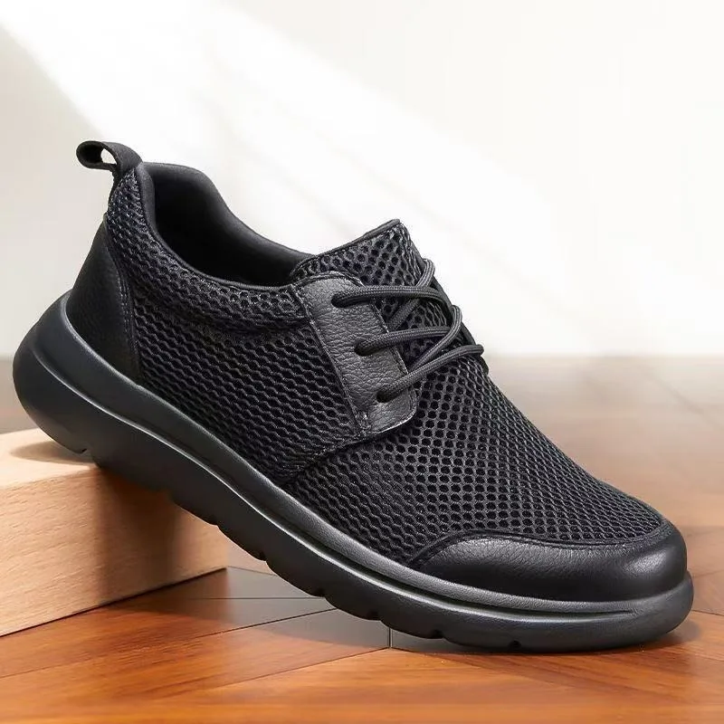 

2026 New Men's Shoes Breathable Mesh Outdoor Walking Shoes Lace Lightweight Durable Tennis Shoes Fashion Summer Sneakers for Men