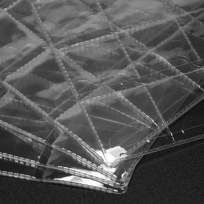 10 PCS 42 Pockets Clear Coin Holders Folder Sheets Storage Cash Money Collection Album Creative PVC Albums Collecting