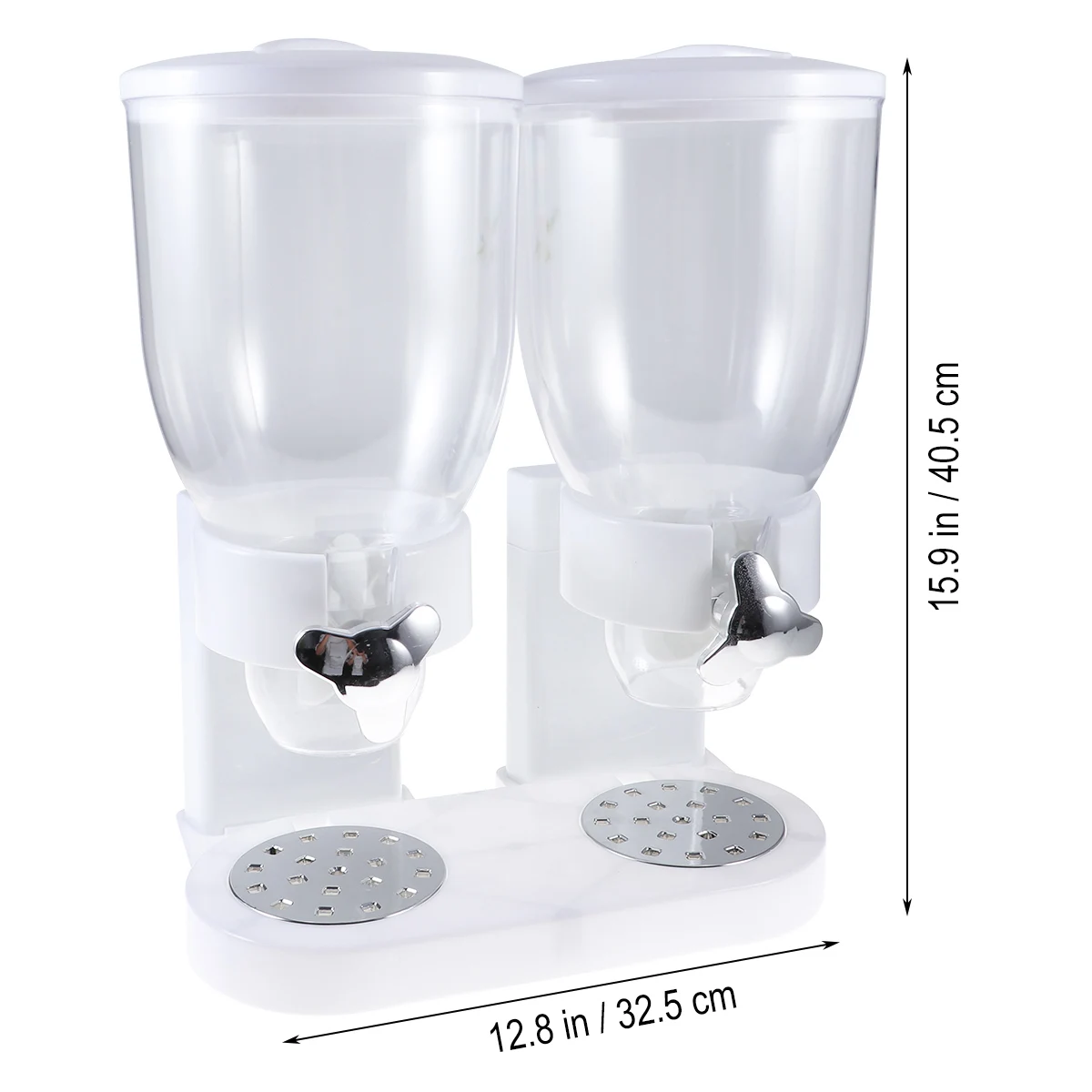 

Double Cereal Dispenser Kitchen Canisters Container Storage Containers Oatmeal Food