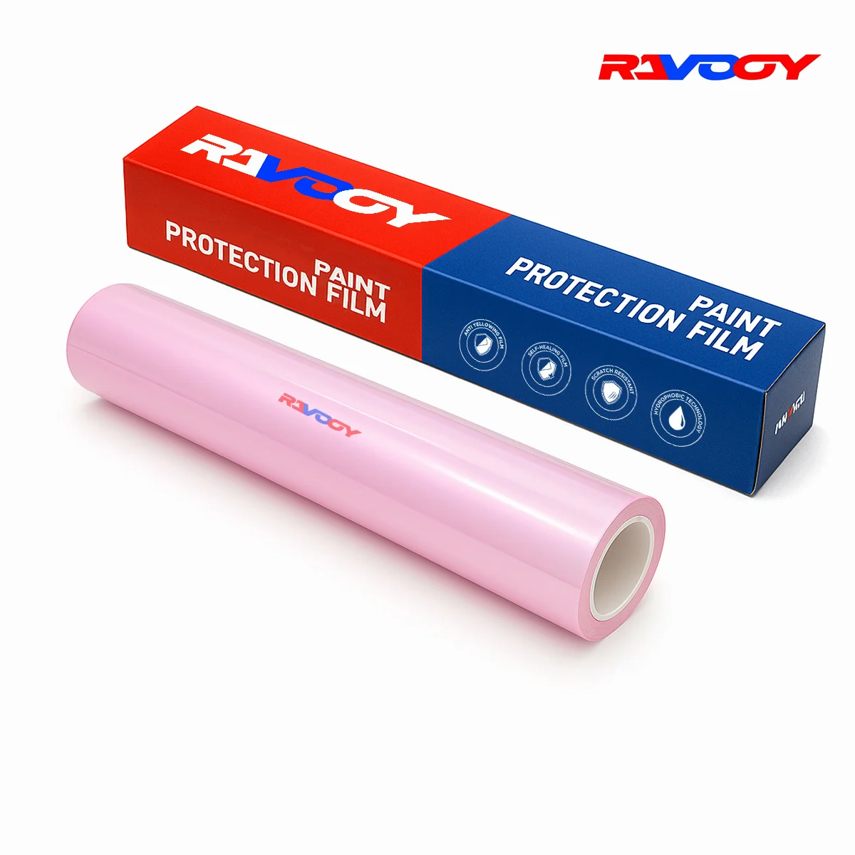 Color PPF TPU Candy Flower Pink Car Wrap Paint Protection Film Scratch Resistant Anti-Yellowing Hydrophobic Invisible Car Wrap