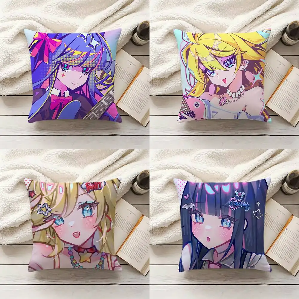 

Panty And Stocking with Garterbelt Girl Various Sizes Square Pillow Case For Car Home Bedchamber Decor