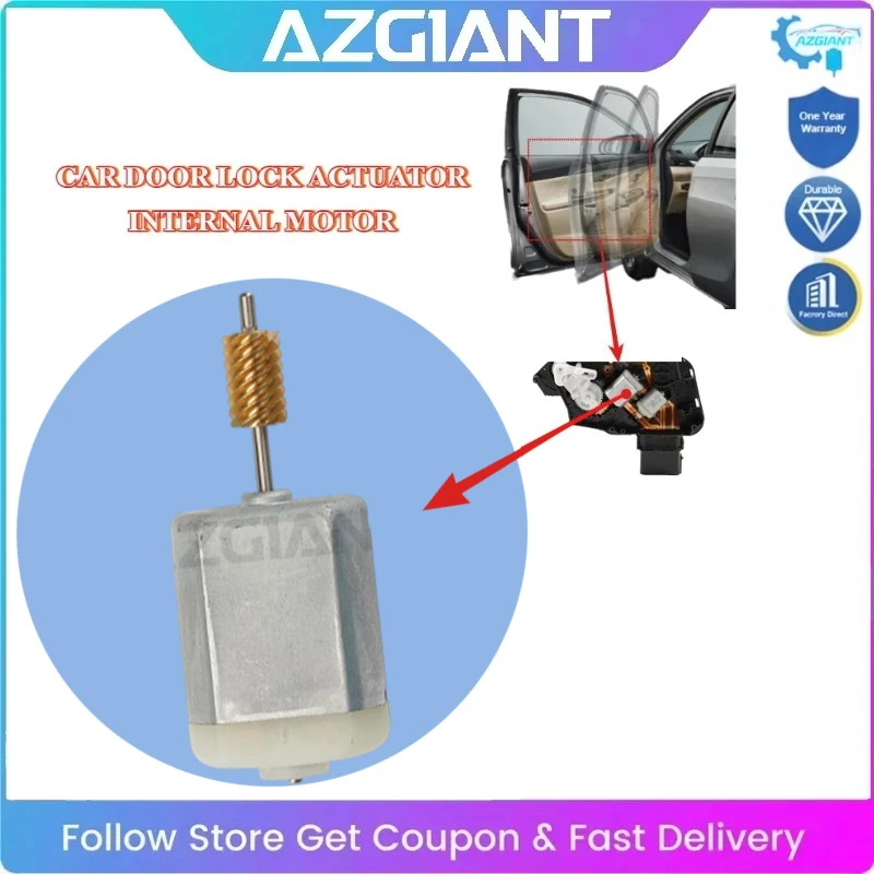 

AZGIANT Car Door Lock Motor Repair Kit with FC-280 High-Speed 12V DC for 1998-2005 Ford Focus MK1 Accessories Auto