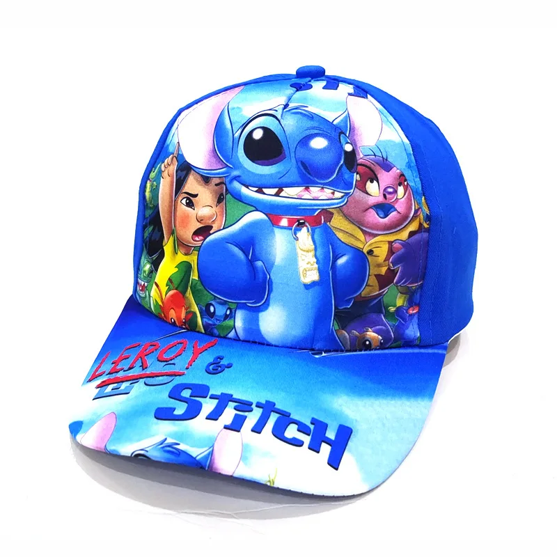 22styles Lilo & Stitch Baseball Cap Disney Cute Cartoon Stitch Children Adjustable Peaked Cap Outdoor Sun Protection Hat Gifts