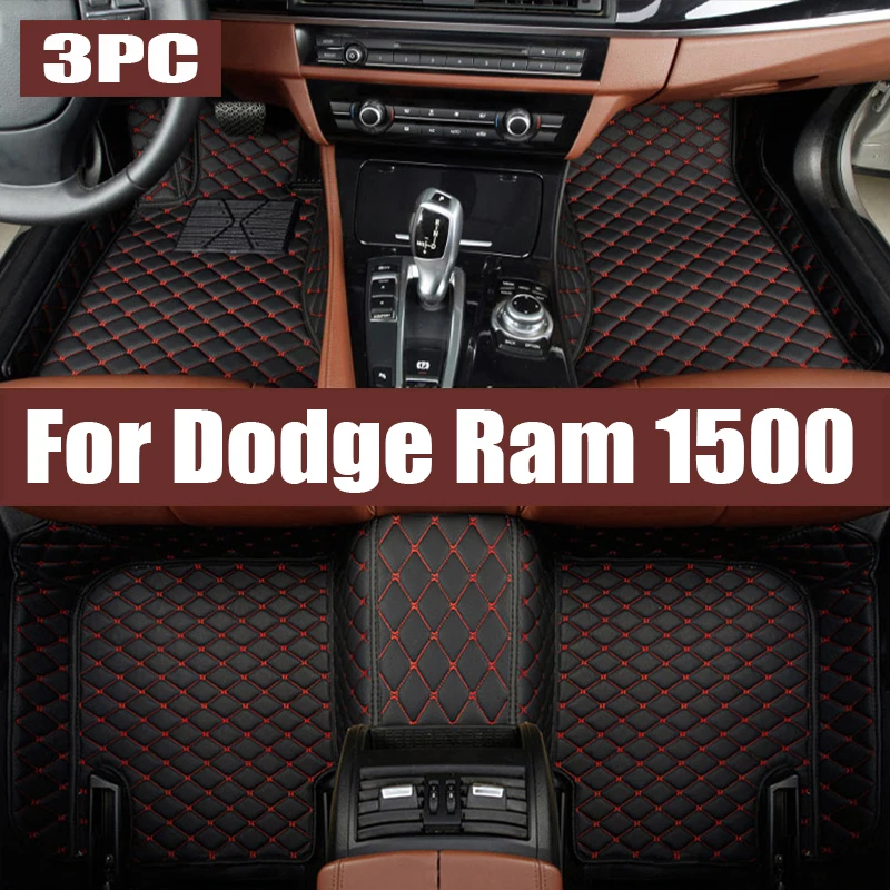 

For Dodge RAM 1500 2011-2017 Auto Car Floor Mats All-Weather TPE Foot Mats Odorless Pad Tray Mat Interior trunk mat