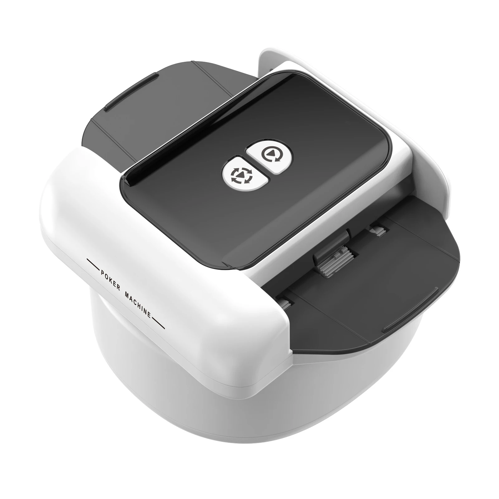 ماكينة خلط البطاقات الأوتوماتيكية ذات الطابقين، ماكينة بطاقات البوكر الكهربائية القابلة لإعادة الشحن، بطارية مدمجة 1200 مللي أمبير في الساعة #6