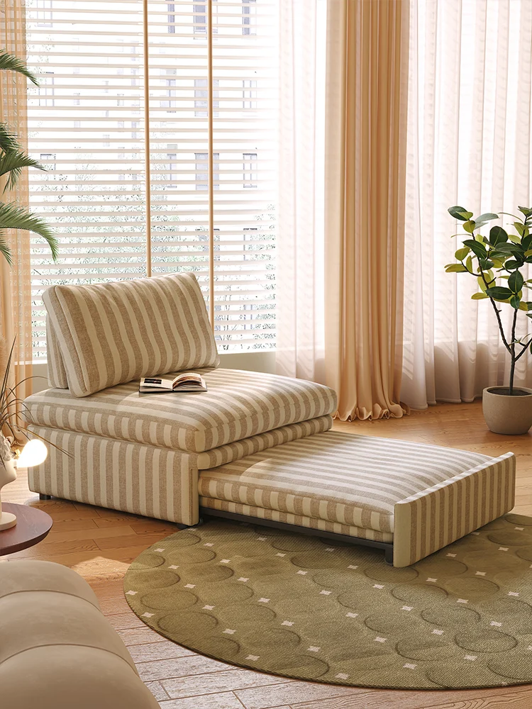 

TAO sofa bed folding dual-purpose living room pull-out retractable removable and washable single cotton and linen sofa bed