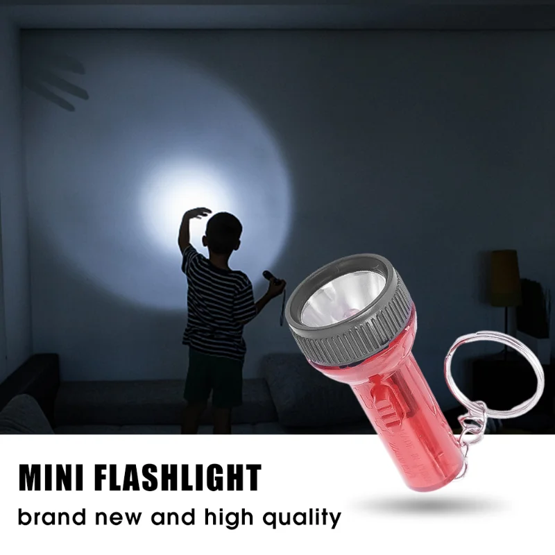 5/1PC Mini Flashlight Keychain Light Torch Mini LED Flashlight Keychain Key Chain Emergency Camping Lamp Portable Backpack Light