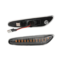 ANGRONG 2x Amber LED Side Marker Indicator Signal Light For BMW E46 E60 E82 E87 E92 E93