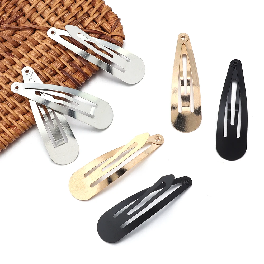 50 قطعة/الوحدة مقاطع الشعر المعدنية 30/40/50/60/70/80 مللي متر قطرة الماء BB مقاطع الشعر دبابيس الشعر المشابك DIY بها بنفسك موضة إكسسوارات الشعر #6