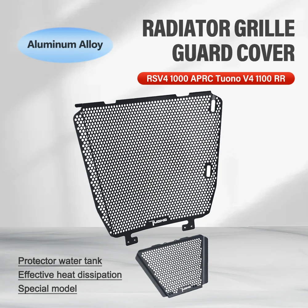 

Motorcycle Radiator Grille Guard Cover and Oil Cooler Cover For Aprilia RSV4 1000 Tuono V4 1100 Factory RR Accessories