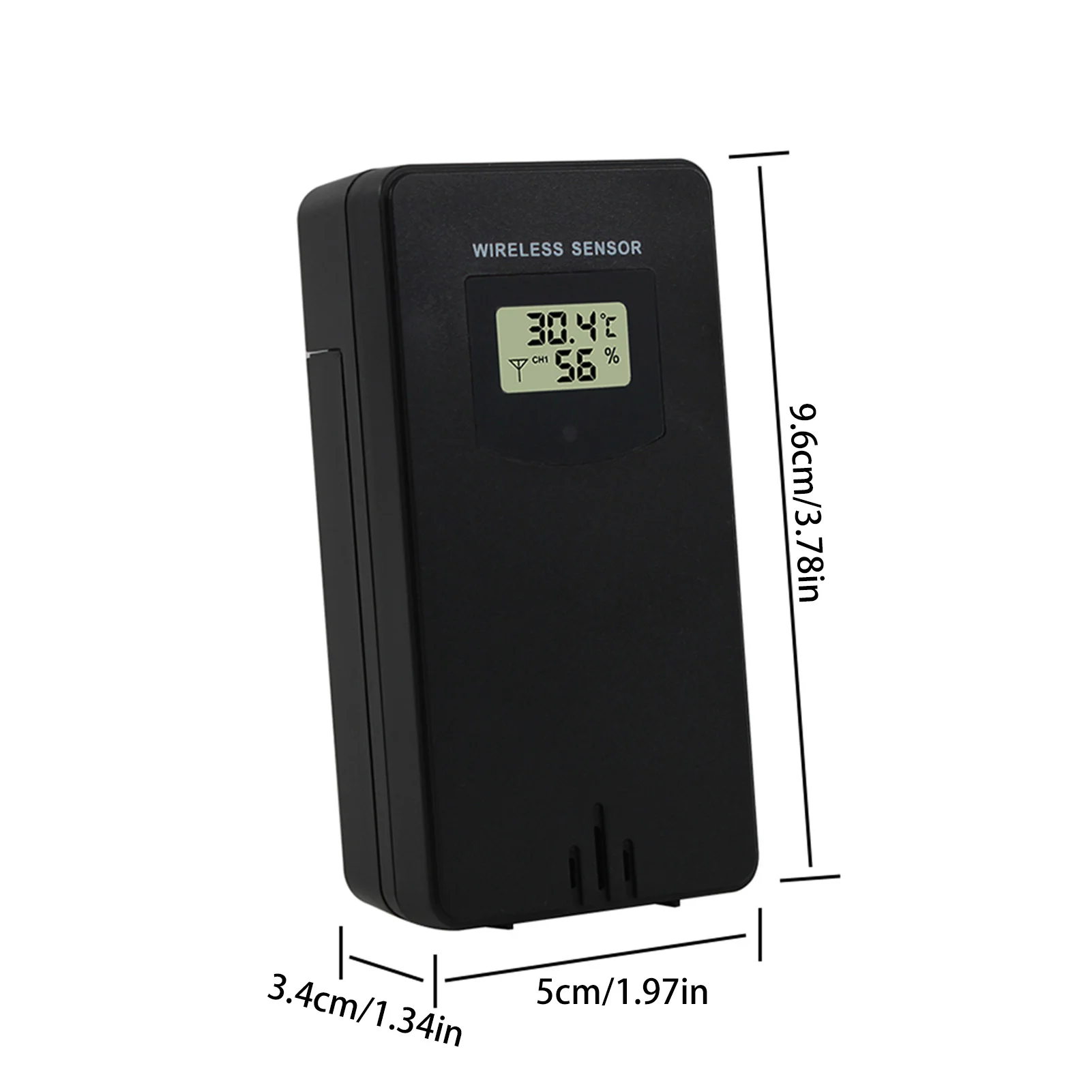 مستشعر درجة الحرارة والرطوبة متر الرطوبة ميزان الحرارة الرقمي الإلكتروني في/في الهواء الطلق يستخدم مع محطات الطقس