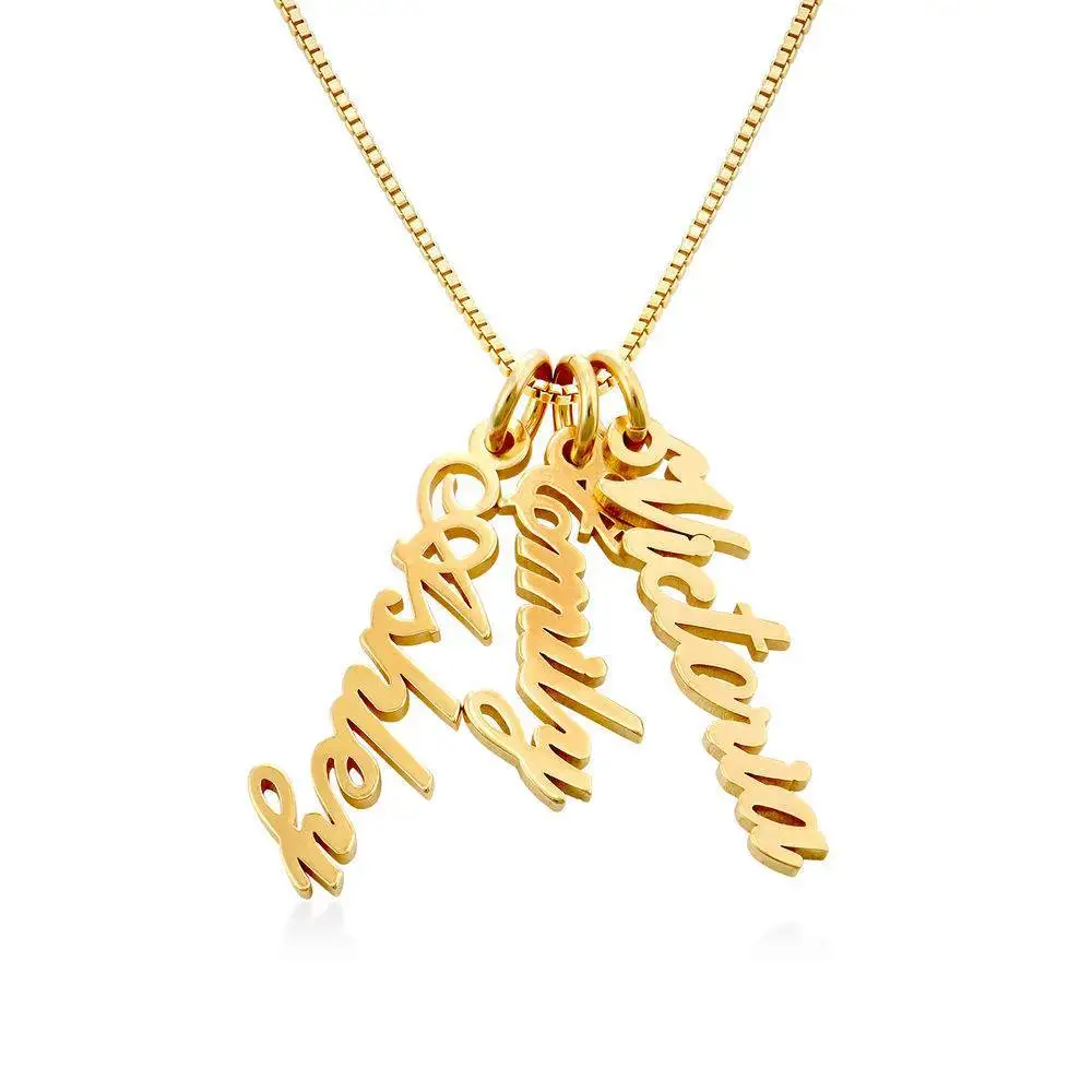 Custom Name Necklace Personalized Cursive Initial Pendant Dainty Friendship Jewelry Gift for Best Friend Sister