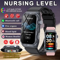 2025NEW ECG+PPG Pulse therap Micro Physical Examination Smartwatch Blood pressure lipid    AI Diagnosti monitoring Smart Bracele