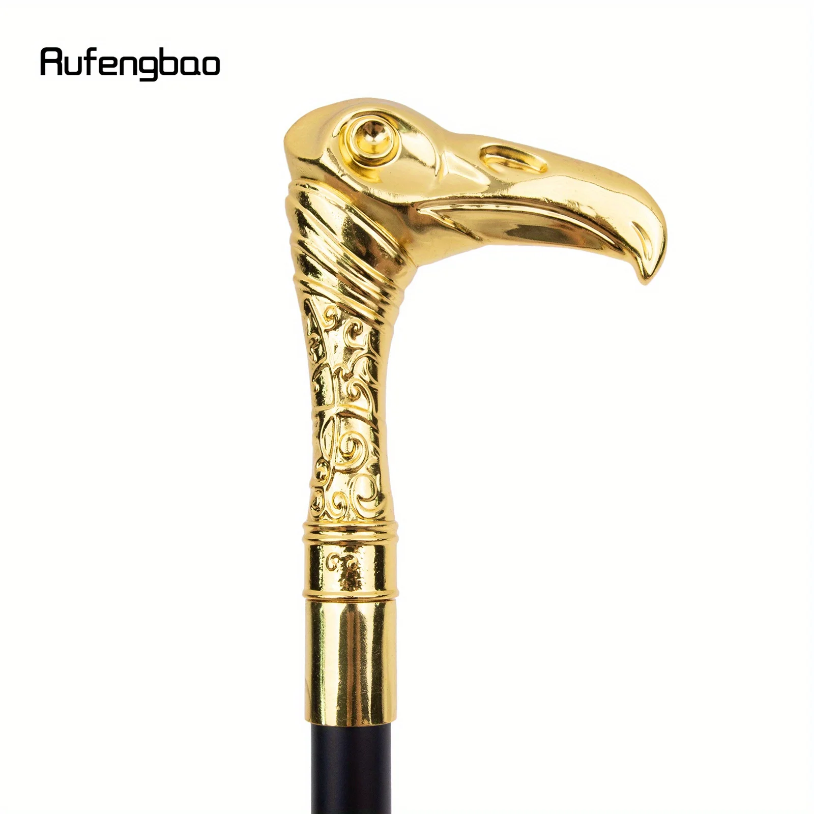 Gouden Luxe Decoratieve Cosplay Riet Elegante Mode Eagle Bird Riet Cosplay Crosier Vintage Stick Prestaties Podium Riet 93cm