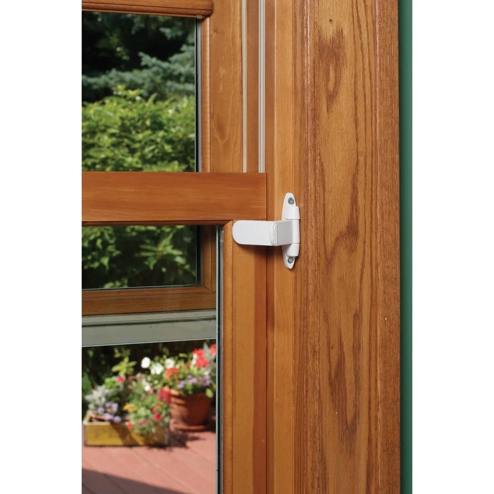 Child Safety Window Stop Adjustable Lock Mechanism Multi-pack Single Double Hung Sliding Windows ASTM Compliant 2 Pack