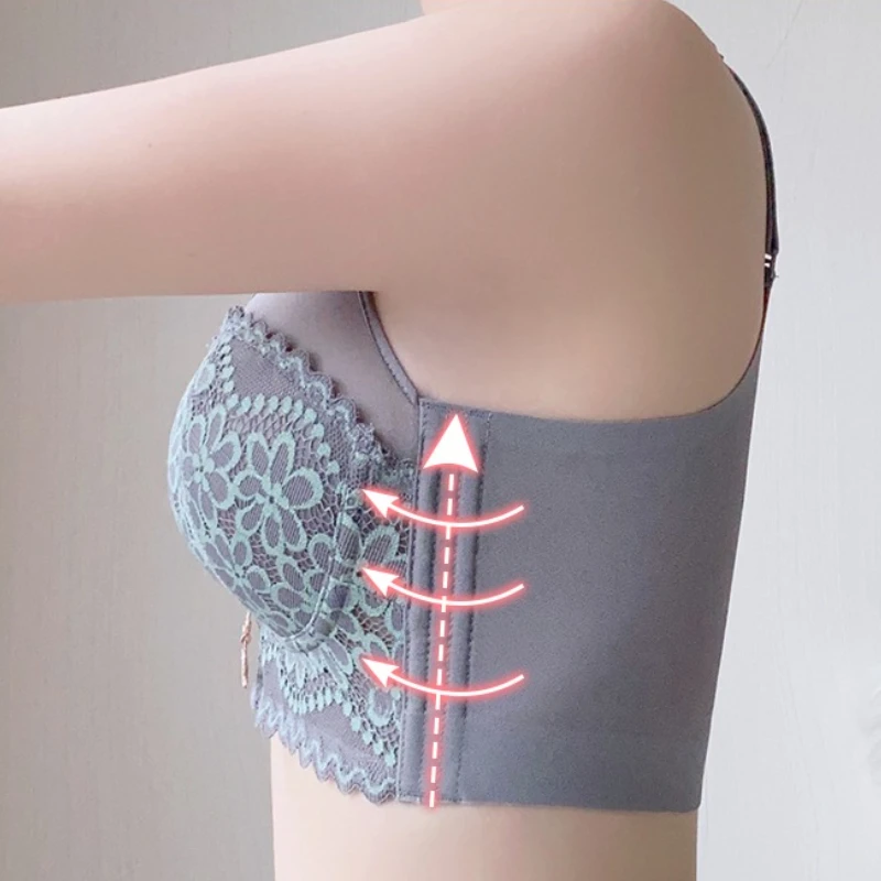 حمالات الصدر التخسيس CDE للنساء حجم كبير السيدات مكافحة الجاذبية رفع Bralette جمع مثير حمالة مكافحة أفرغت ضبط الصدر