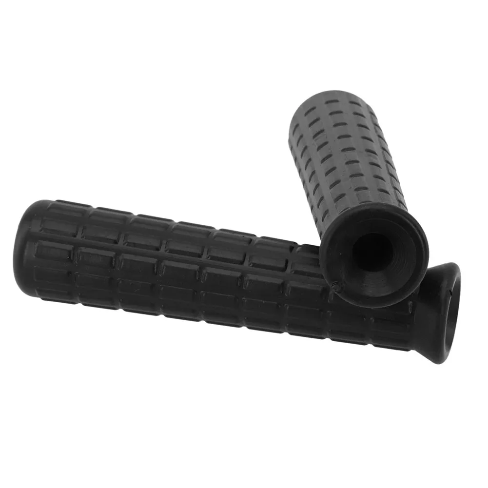2pcs Rubber Handle Cover Wheelbarrow Handles Round Tubes Black Replacement Handles Easy Installation