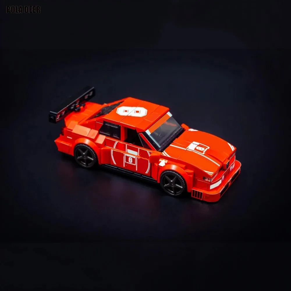 MOC 379ピース DIY チャンピオンRVシリーズ アルファ155 V6 TI DTM クリエイティブな個性を表現するビルディングブロック パズル組み立てモデル おもちゃ フェスティバルギフト