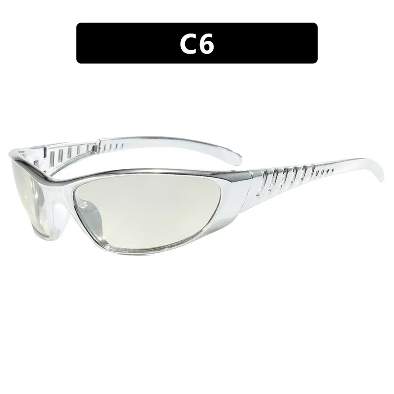 

Kedun Европейские и американские футуристические технические солнцезащитные очки Y2K Солнцезащитные очки Millennium Модные солнцезащитные очки высокого класса в стиле ретро в уличном стиле