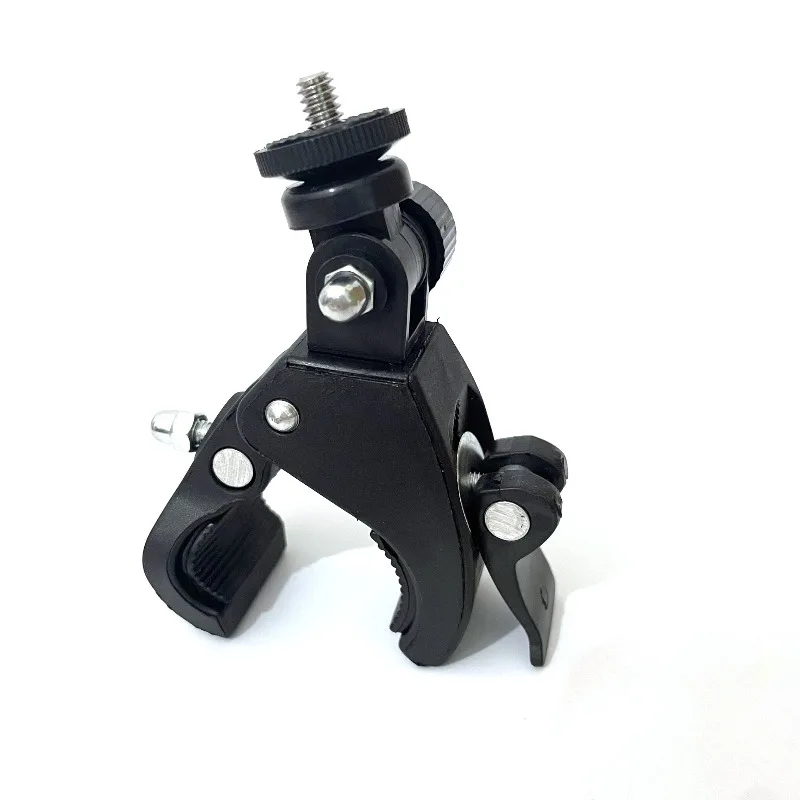 Action Camera, Gimbal Bracket, Bicycle Clip, 360-degree Rotating Fixing Clip, Bicycle Pipe Clip, Strong Clamp Clamp