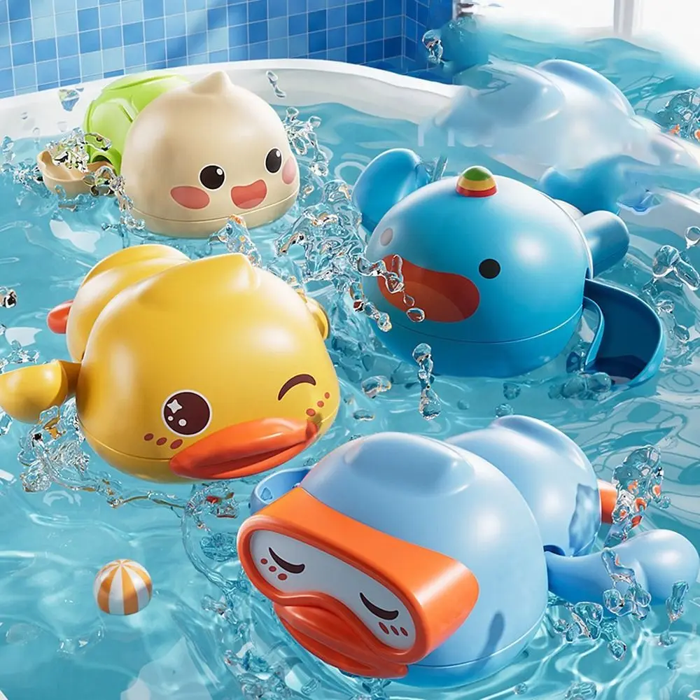 

Water Floating Bathing Shower Toys Dolphins Clockwork Children Bathtub Toys Duck Cute Baby Shower Toys Outdoor Bathtub Shower