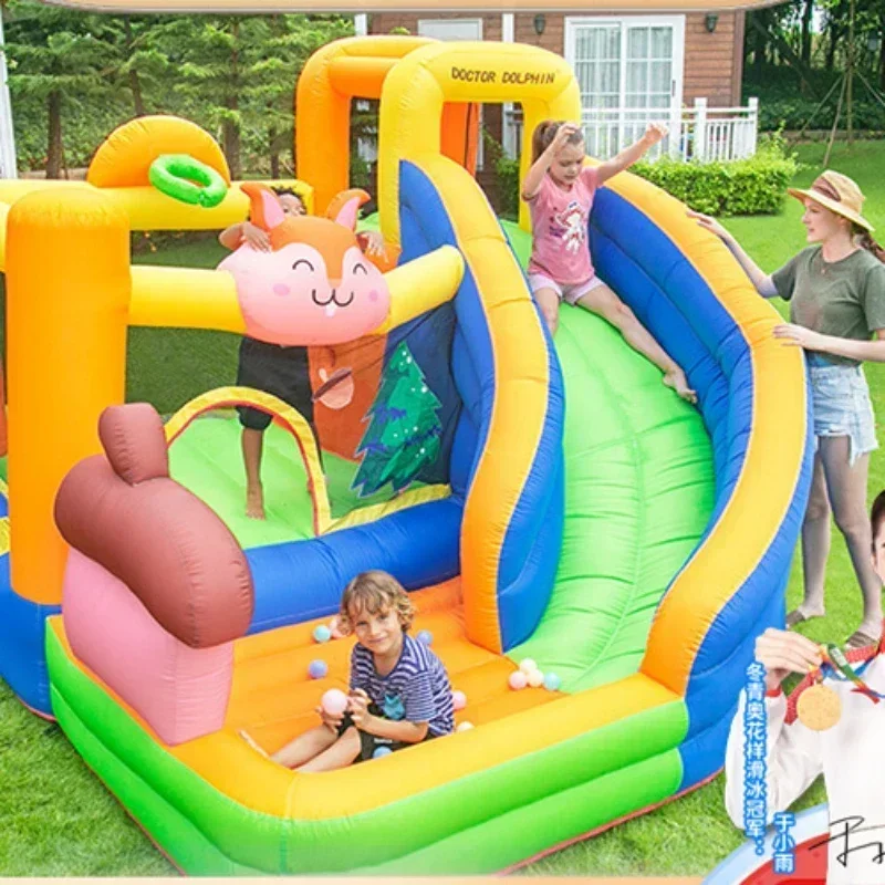 

Inflatable Castle Indoor Small Household Children Trampoline Slide Trampoline