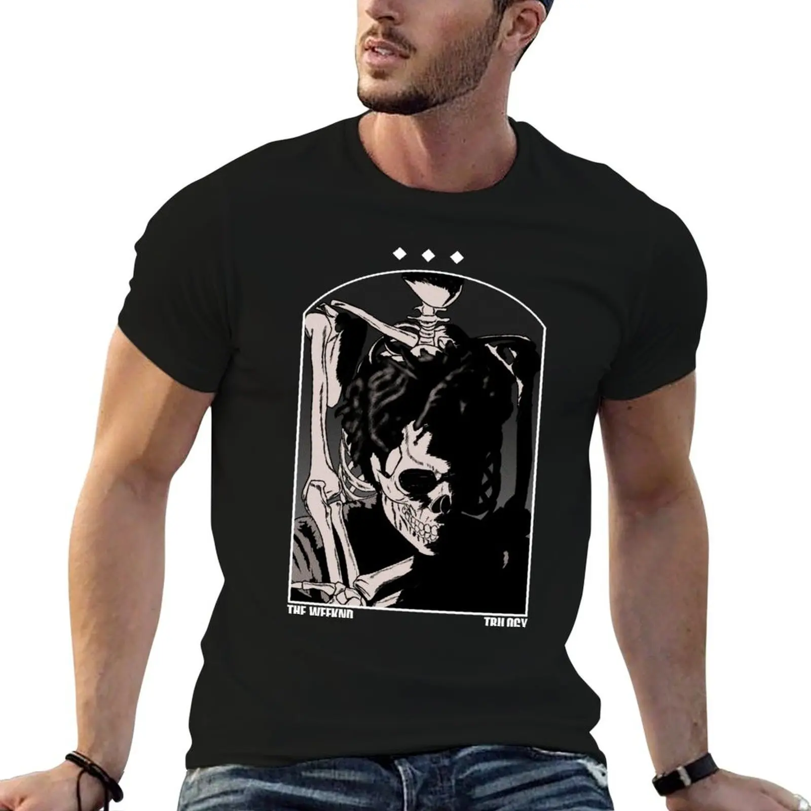 T.L SKULL T-Shirt t shirt for man 100 percent cotton cotton t shirt man man graphic t shirt T-shirt