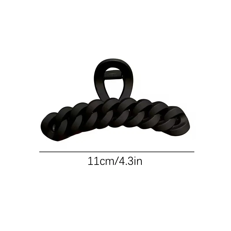 New Women Fashion Claw Clip Acrylic Large Hair Claw Korean For Girl Shark Clip Headwear Barrette Hair Accessories image 6