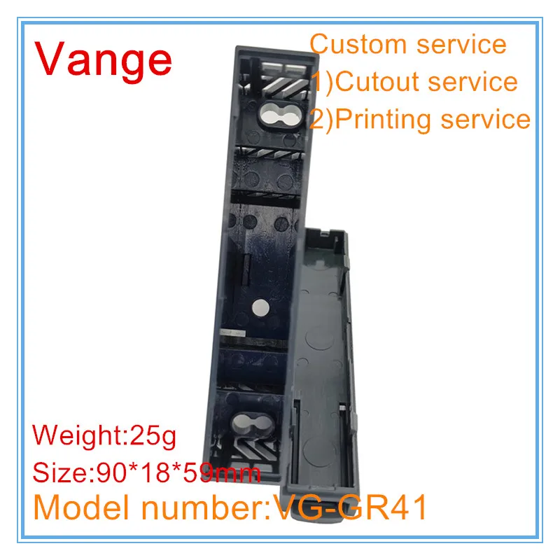 Vange 35mm din rail housing 90*18*59mm PC plastic junction box
