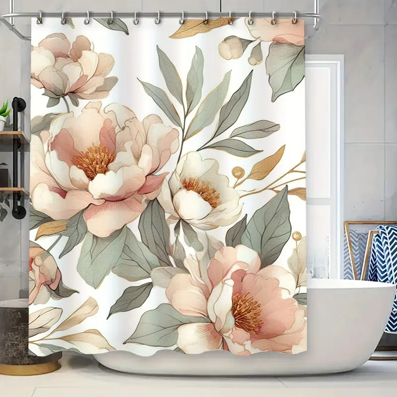 

Красочная занавеска для душа с рыбой, легкое украшение своими руками для вашей ванной комнаты