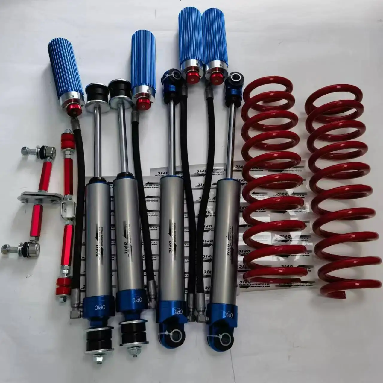 Fotografia 3: Kit de Suspensão 2023 para LC79 Traseiro e Dianteiro com Amortecedor Coilover Ajustável Novo Off-Road para Carros 4x4