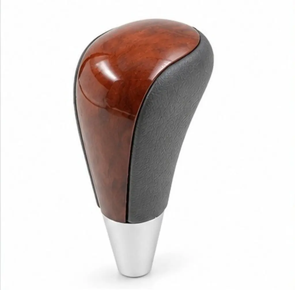 Automatic Gear Shifts Knob Head Ergonomic PU ABS Gearstick Lever Smooth Shifting Replacement for Car Interior Shifts Knob