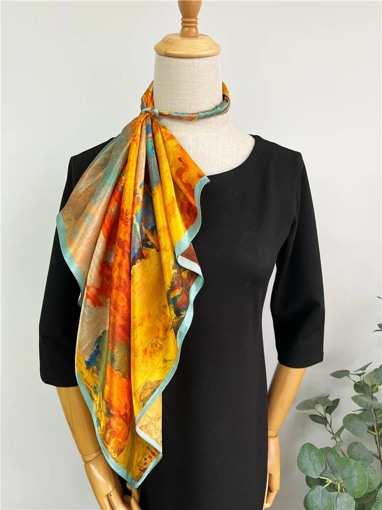 yellow-silk-scarf-women-spring-summer-neck-shawl-square-head-bandanas-hair-bag-accessories-women-foulard-femme-65cm