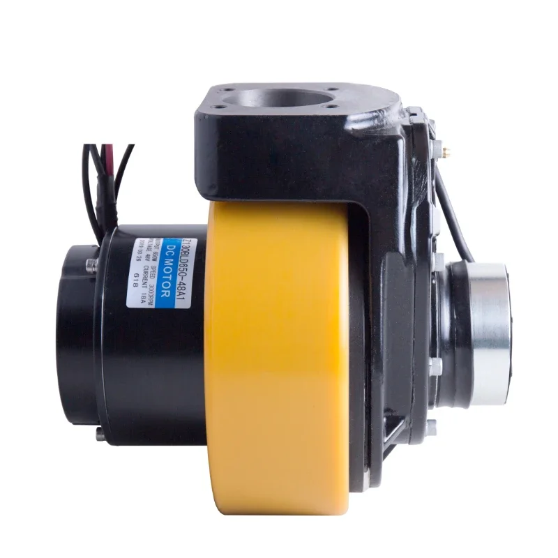 FOR 650W 750W 1000W Rubber Drive wheel 24V 48V DC brush brushless driving wheel motor for Electric forklift pallet truck