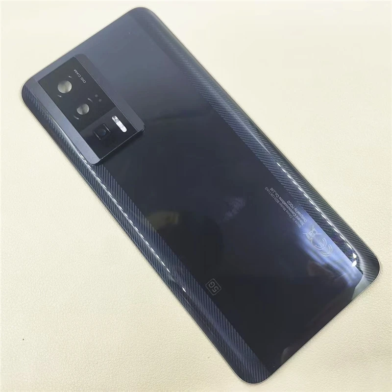 Rear Glass Door For Xiaomi POCO F5 Pro 5G Housing 23013PC75G Battery Back Cover With Camera Lens Repair Replace Parts