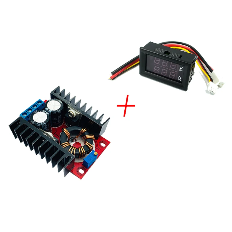 DC 9A 300W 150W Boost Converter Step Down Buck Converter Power module DC 0-100V 10A Digital Voltmeter Ammeter Dual Display