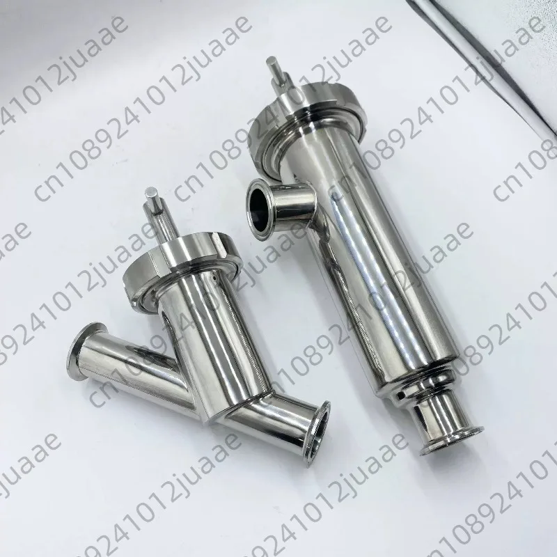 tri clamp hygienic 304ss 316L stainless steel sanitary side inlet entry filter strainer