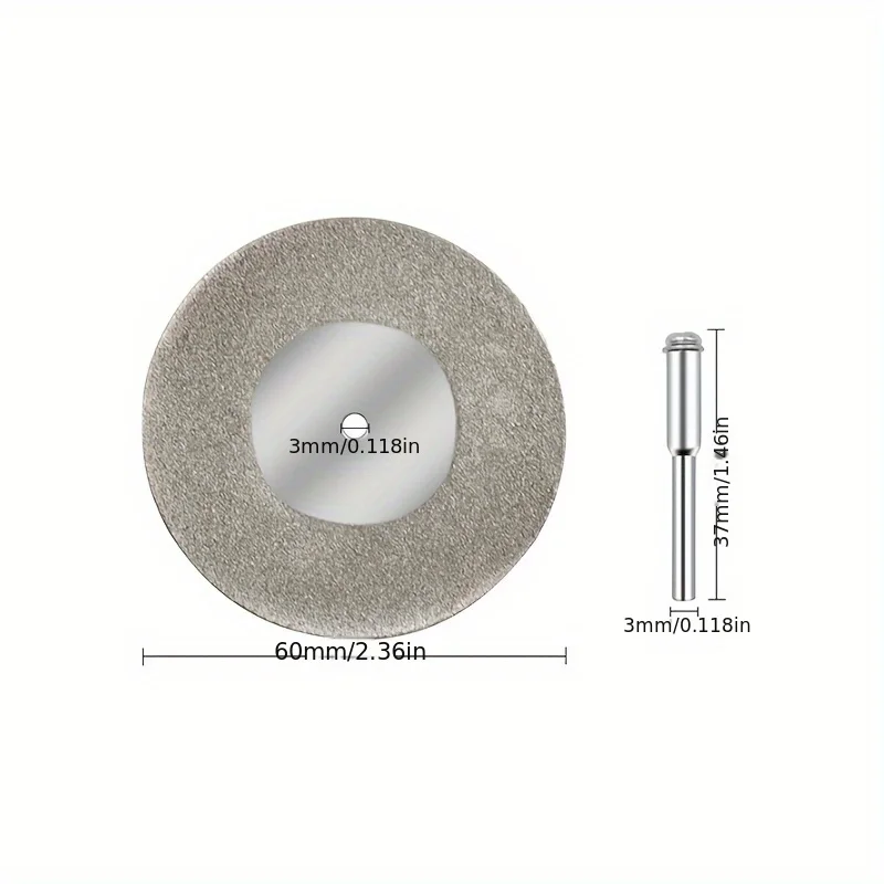 1/5 ultra-thin 1mm Mini Drill Pipe Cutting Wood Stone Plastic Glass Brick Diamond Cutting Disc Wheel Rotating Tool Circular Saw